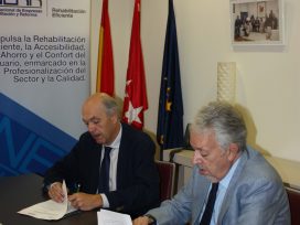 El Colegio de Aparejadores y Arquitectos Técnicos de Madrid y la Asociación Nacional de Empresas de Rehabilitación y Reforma firman un convenio de colaboración